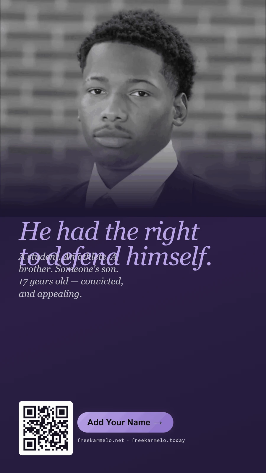 Free Karmelo — Don't Repeat The Lie